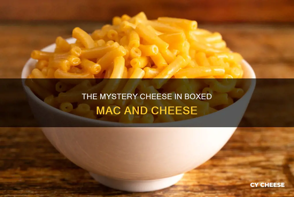 what kind of cheese is in boxed macaroni and cheese