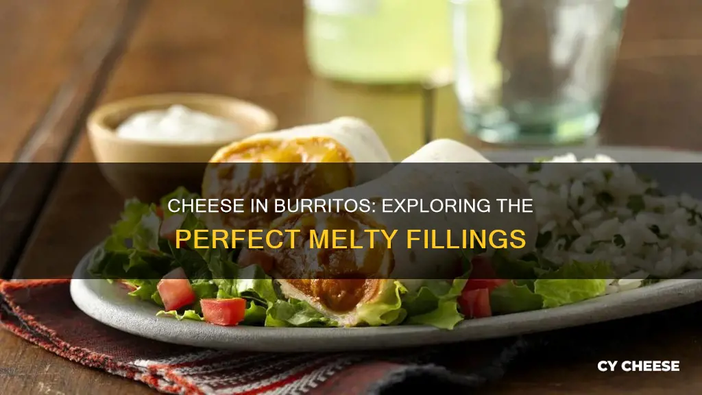 what kind of cheese is in burritos