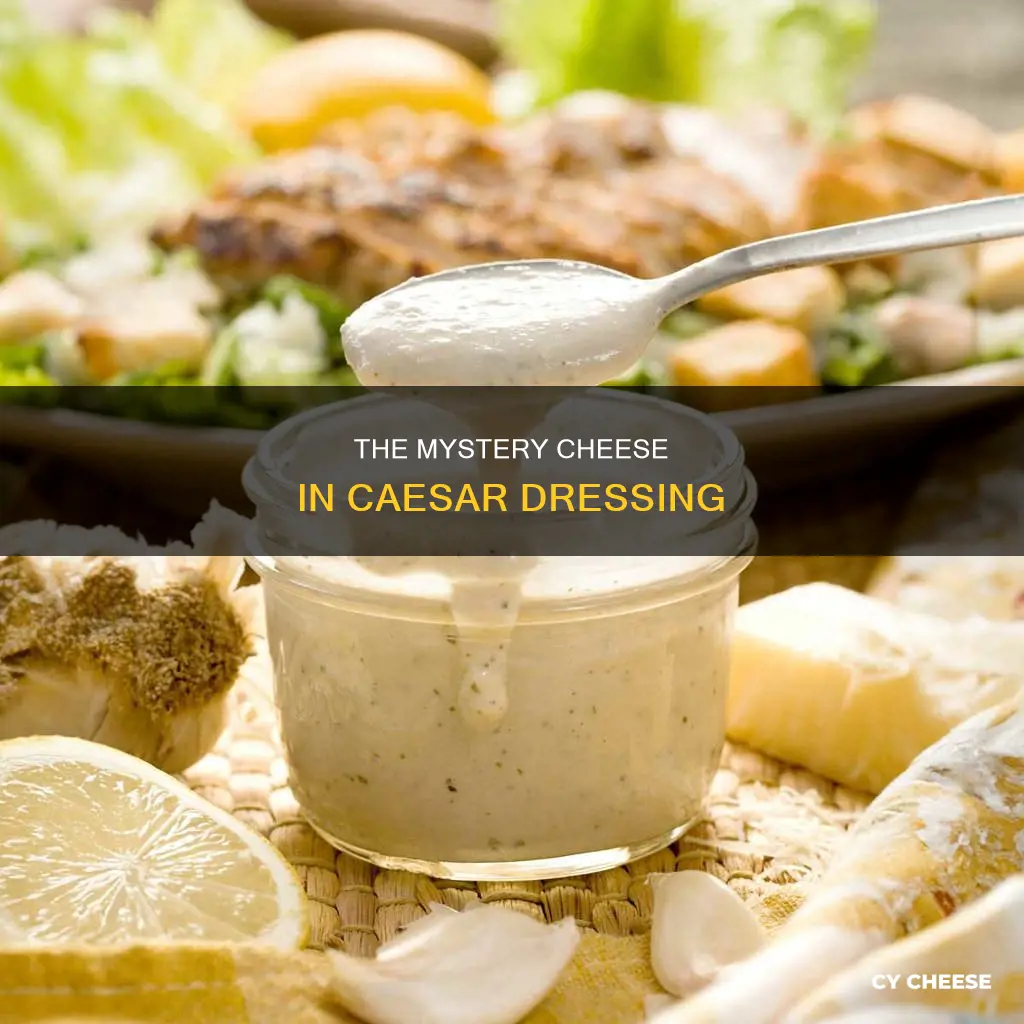 what kind of cheese is in caesar dressing