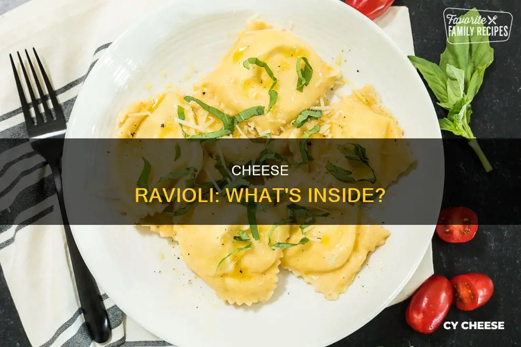 what kind of cheese is in cheese ravioli