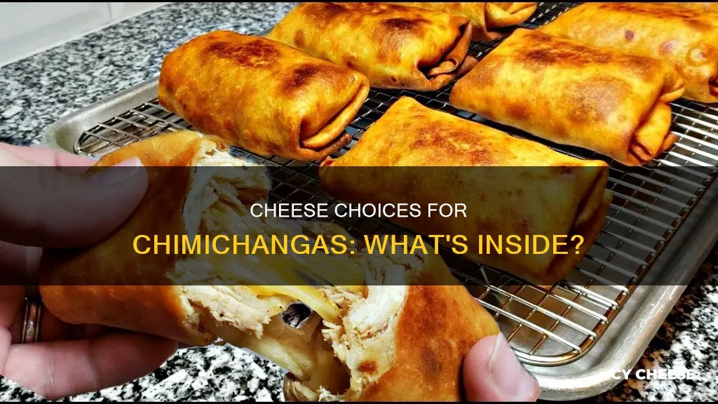 what kind of cheese is in chimichanga