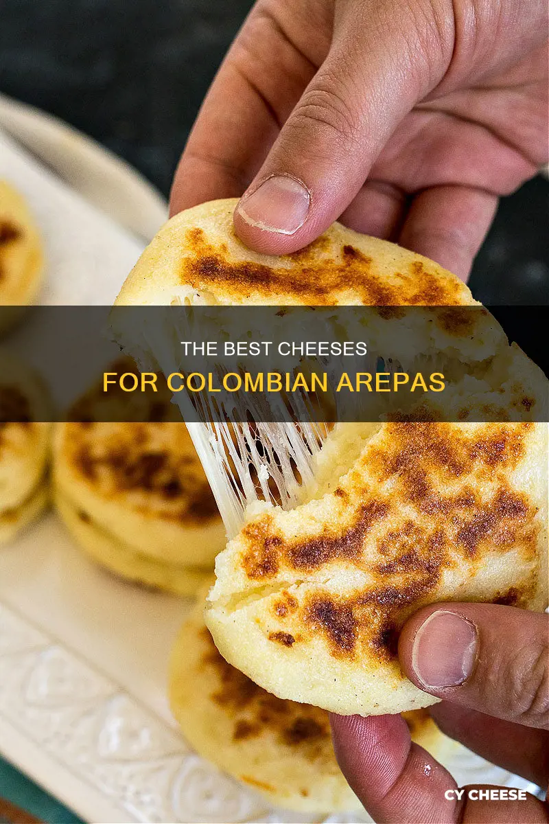 what kind of cheese is in colombian arepas