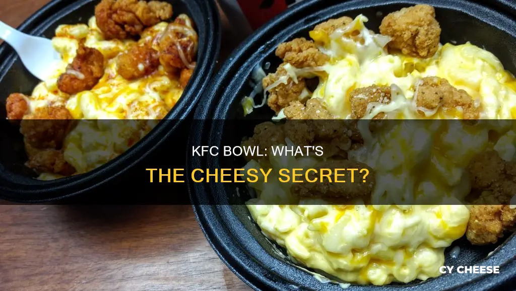 what kind of cheese is in kfc bowl