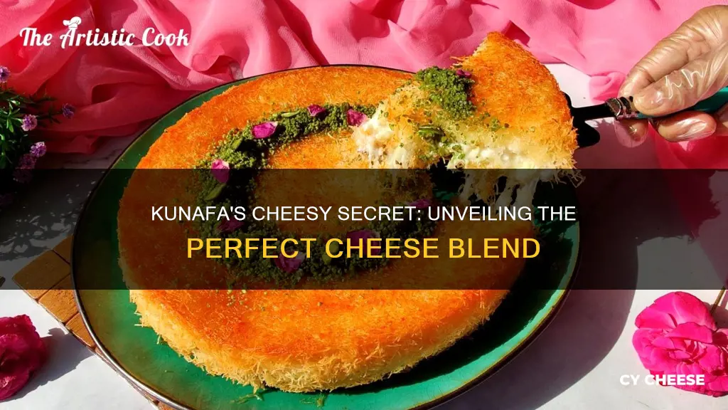 what kind of cheese is in kunafa