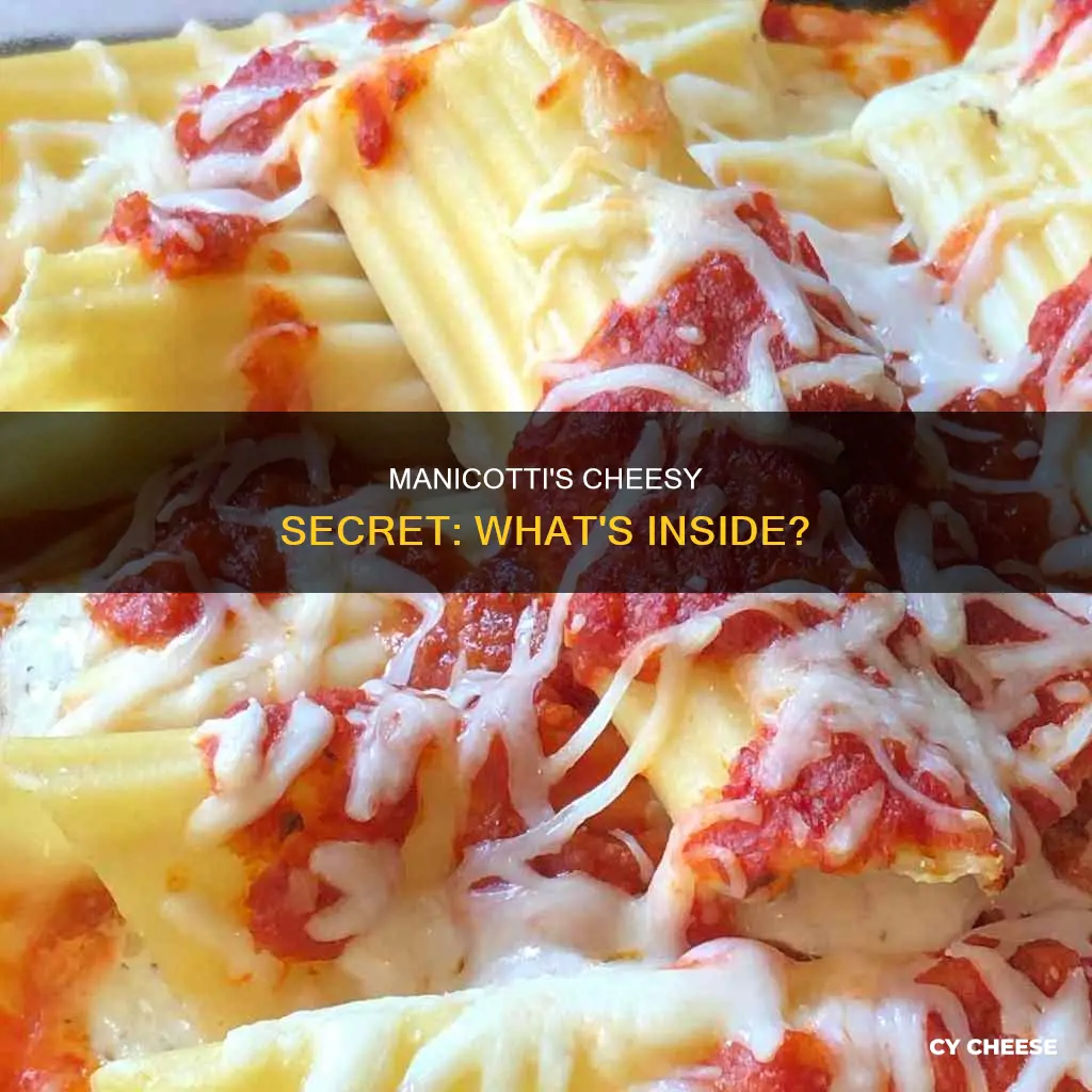 what kind of cheese is in manicotti