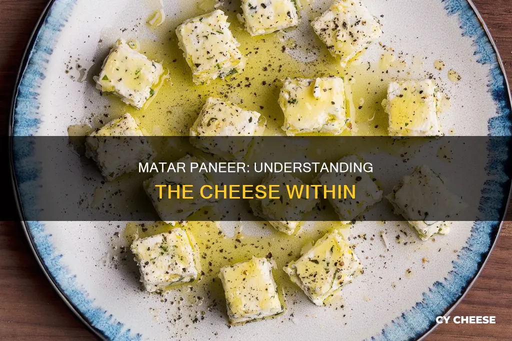 what kind of cheese is in matar paneer