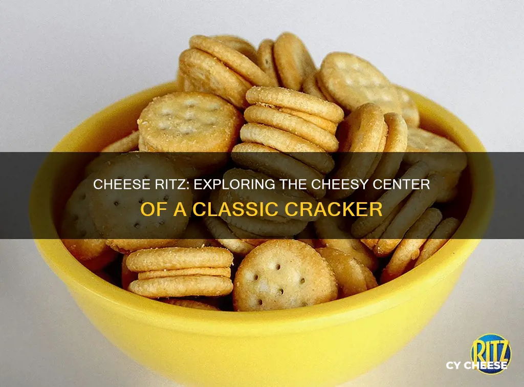 what kind of cheese is in ritz crackers