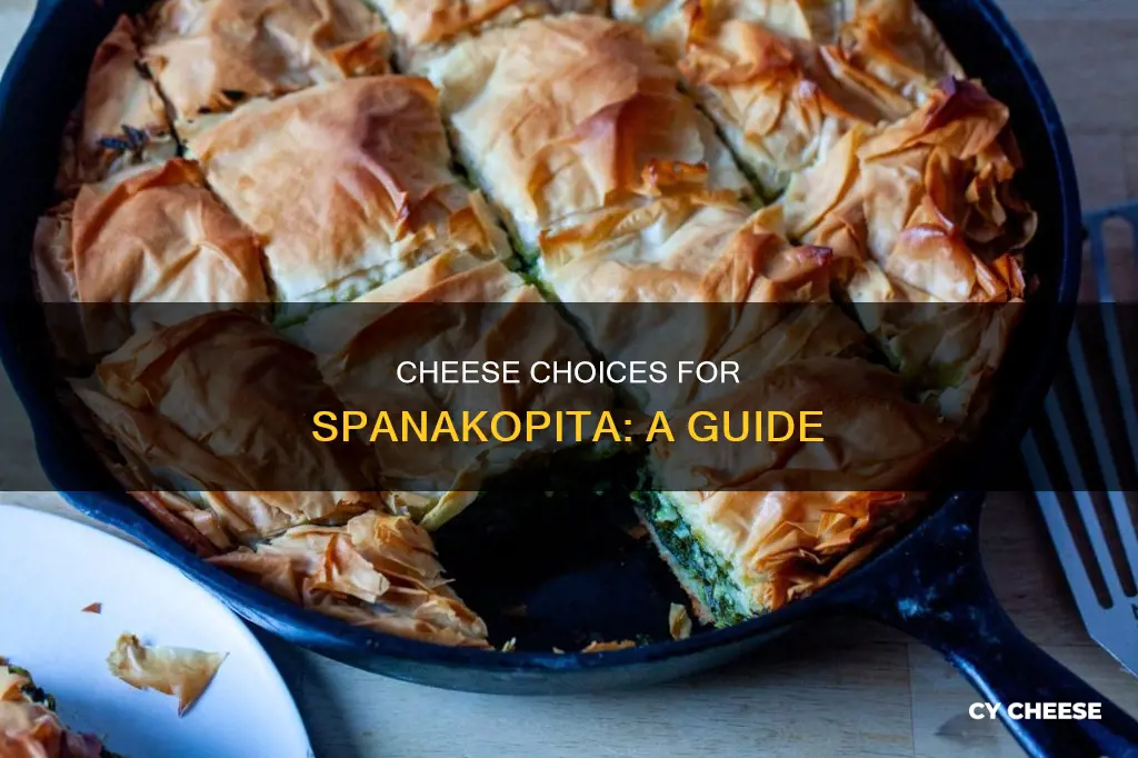 what kind of cheese is in spanakopita