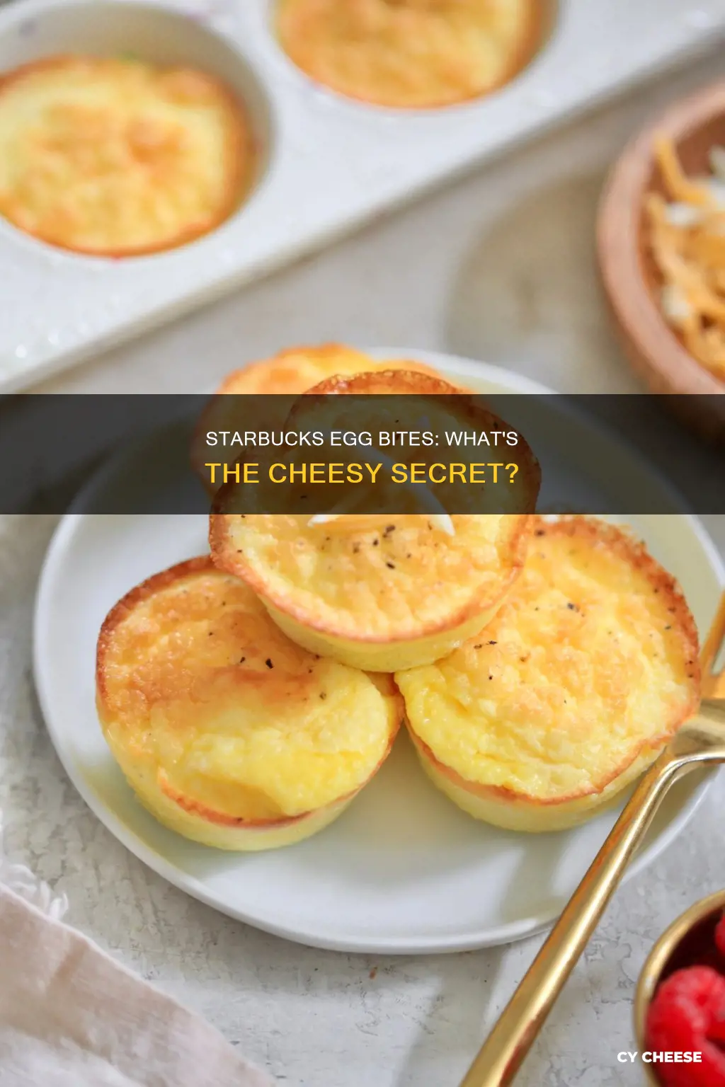 what kind of cheese is in starbucks egg bites