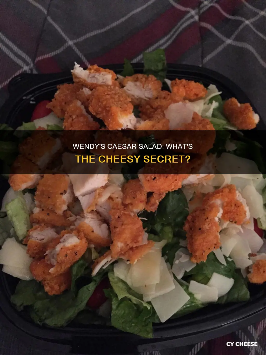 what kind of cheese is in the wendys caesar salad