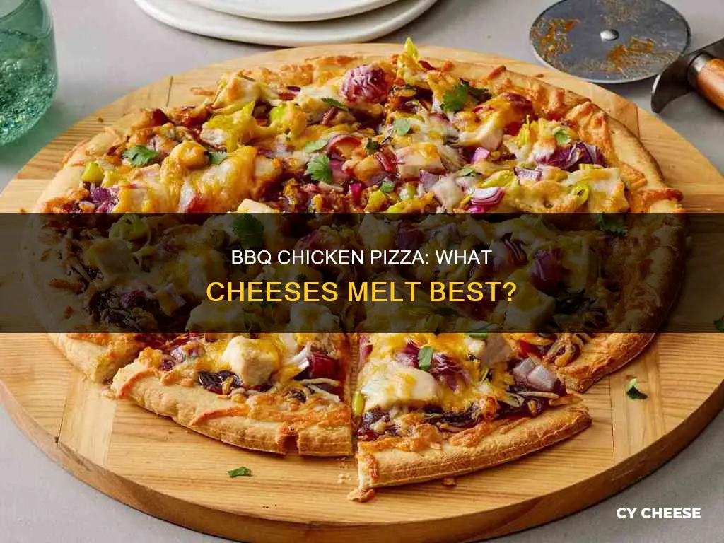 what kind of cheese is on a bbq chicken pizza