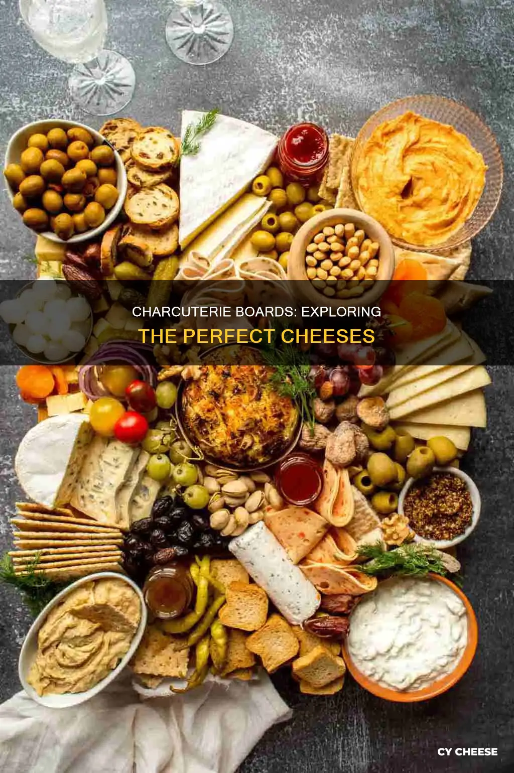 what kind of cheese is on a charcuterie board