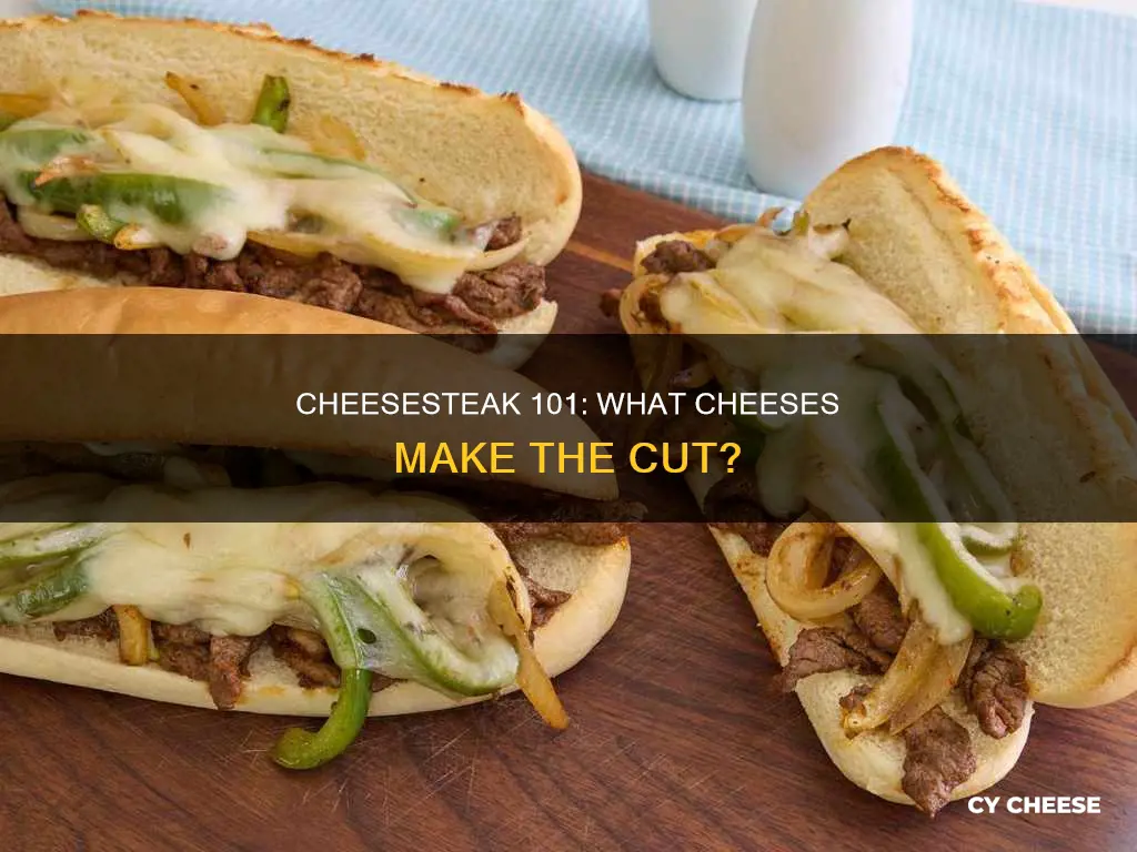 what kind of cheese is on a cheesesteak