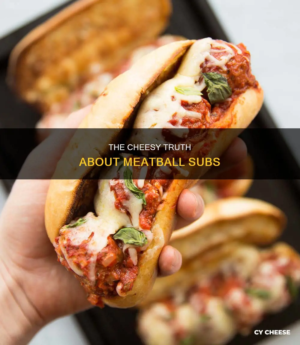 what kind of cheese is on a meatball sub