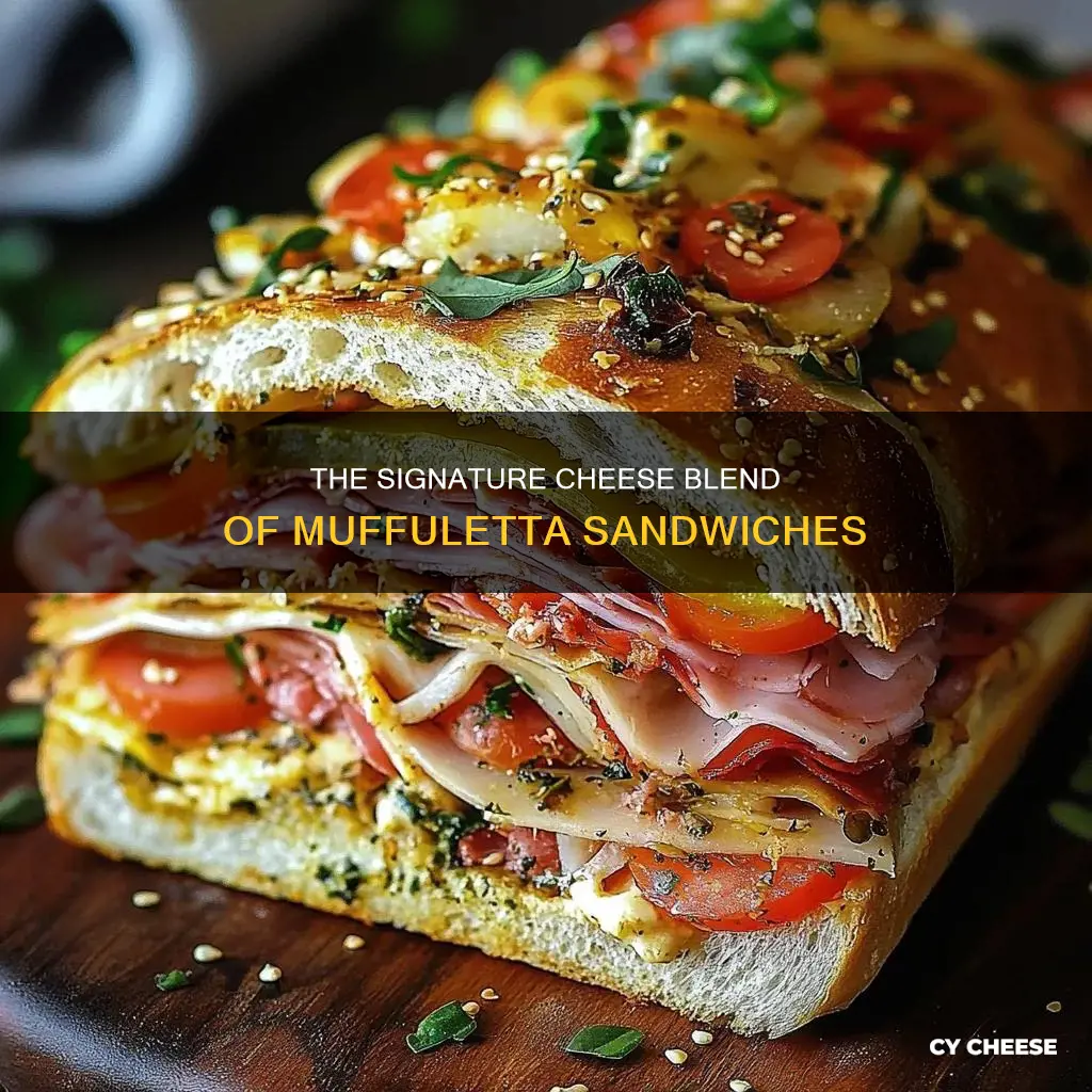 what kind of cheese is on a muffuletta