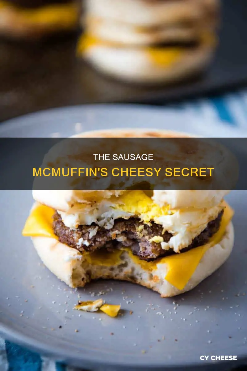 what kind of cheese is on a sausage mcmuffin