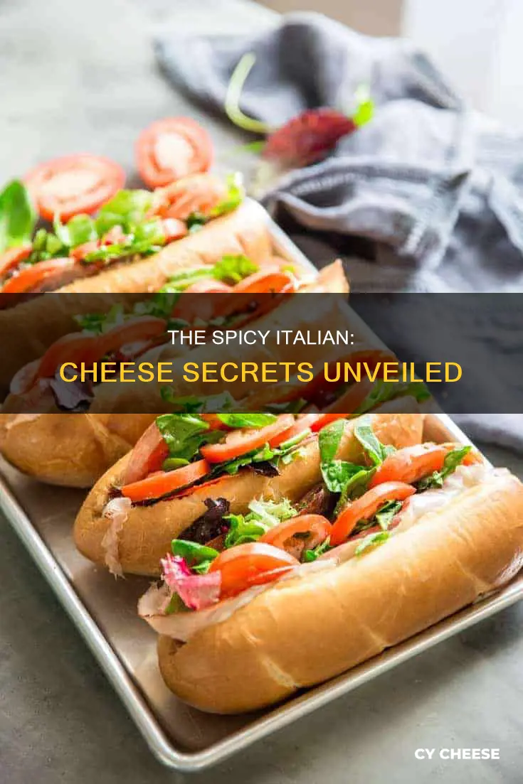 what kind of cheese is on a spicy italian sandwich