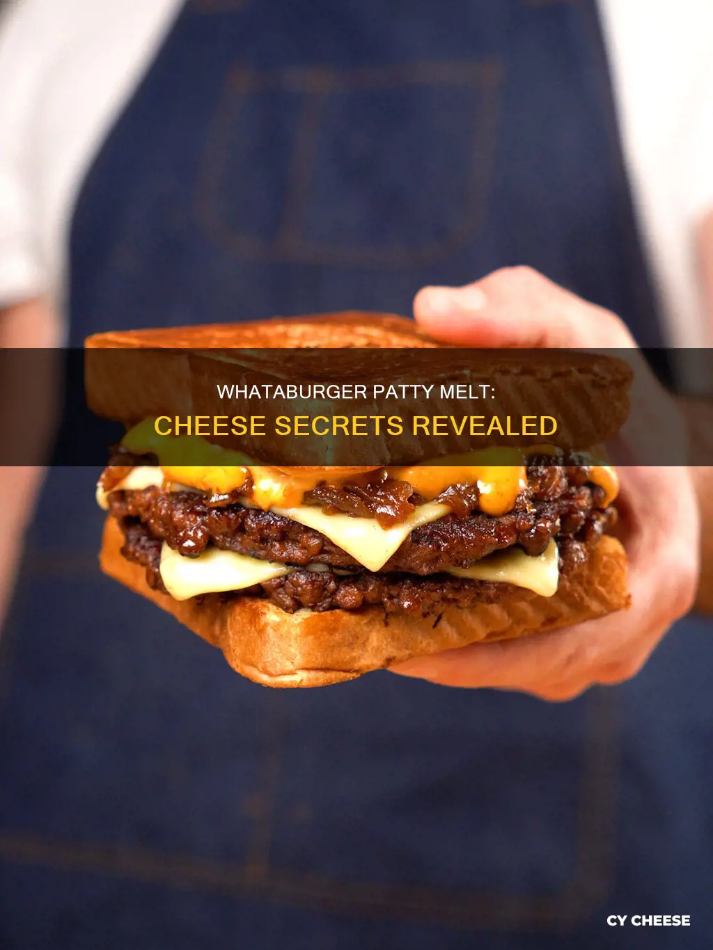 what kind of cheese is on a whataburger patty melt