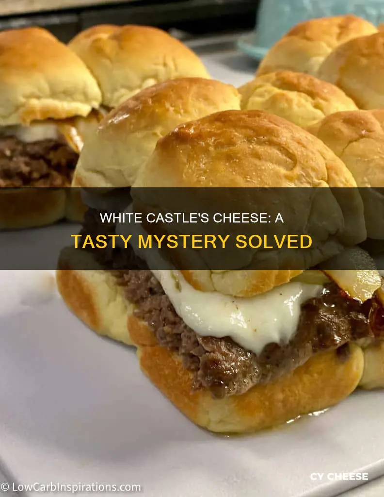 what kind of cheese is on a white castle burger