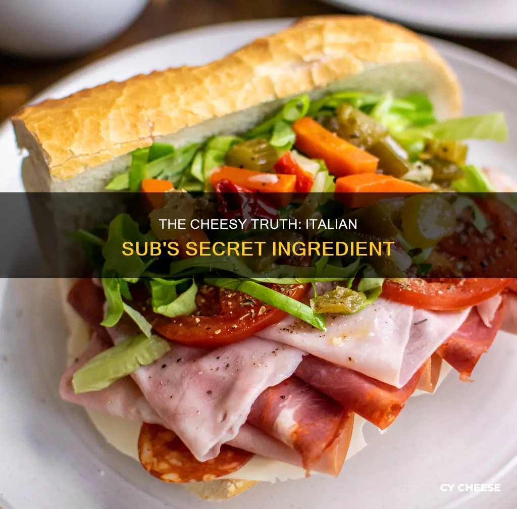 what kind of cheese is on an italian sub