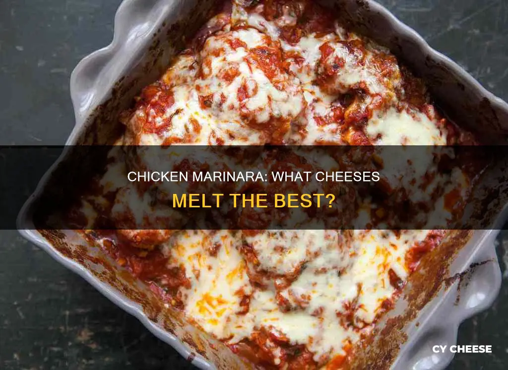 what kind of cheese is on chicken marinara