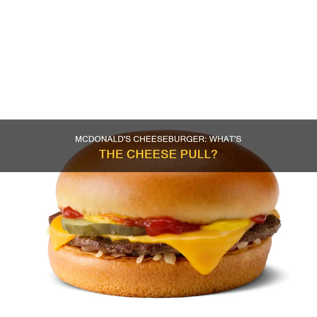 what kind of cheese is on mcdonlads cheeseburgers