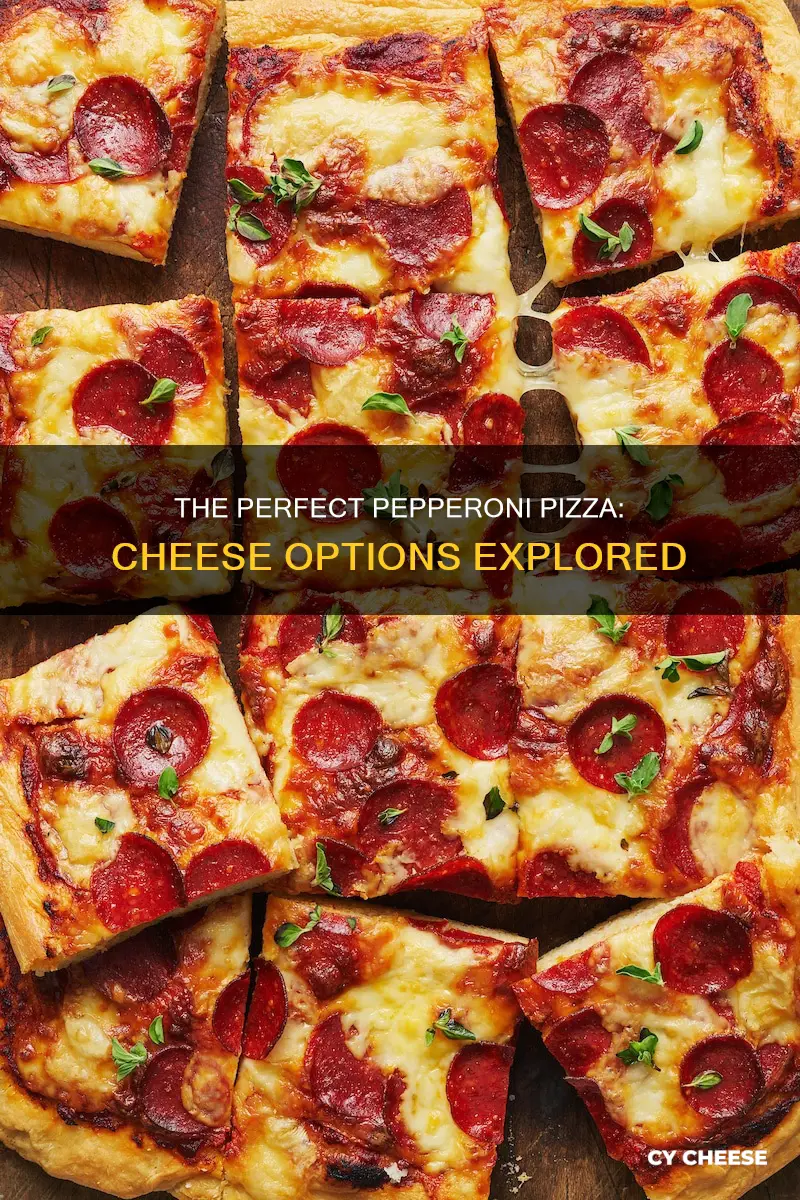 what kind of cheese is on pepperoni pizza