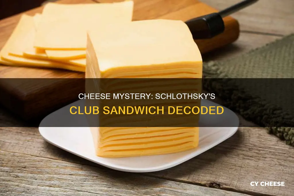 what kind of cheese is on schlothsky turkey bacon club