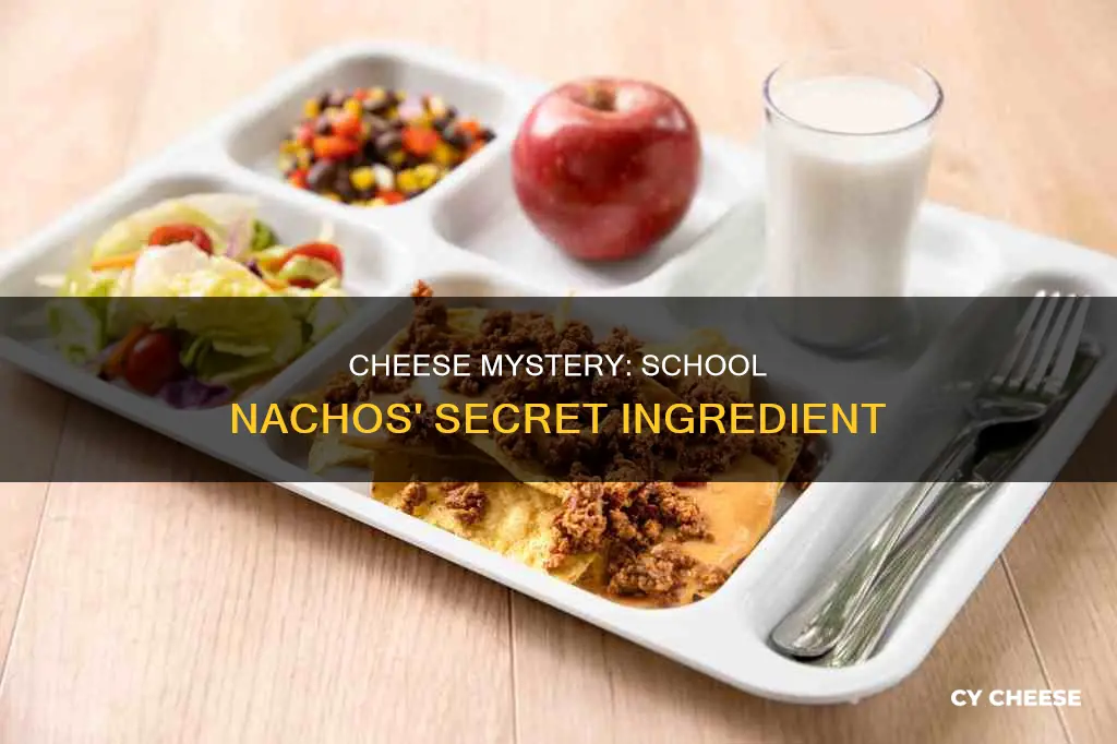 what kind of cheese is on school nachos