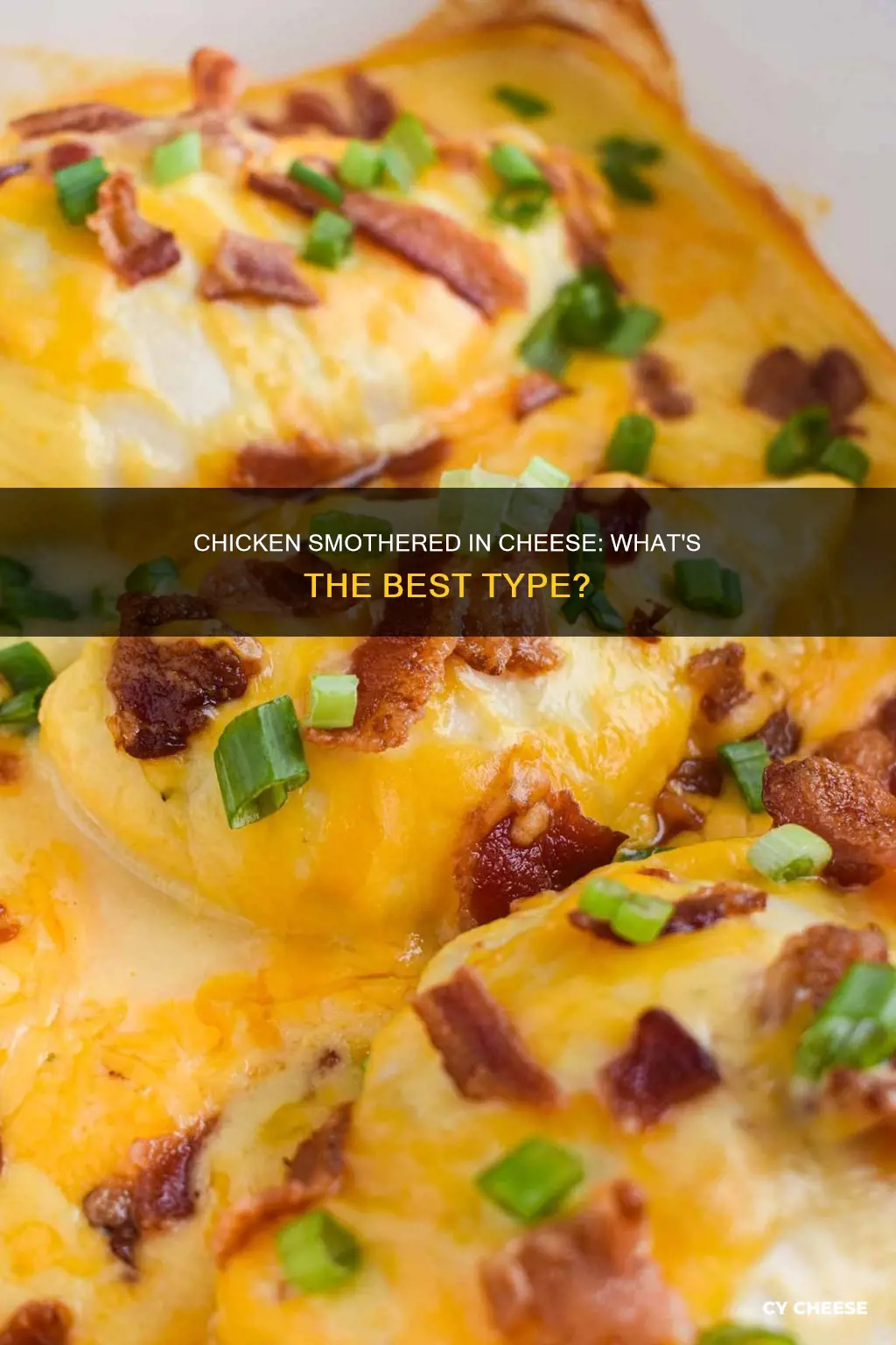 what kind of cheese is on smothered chicken