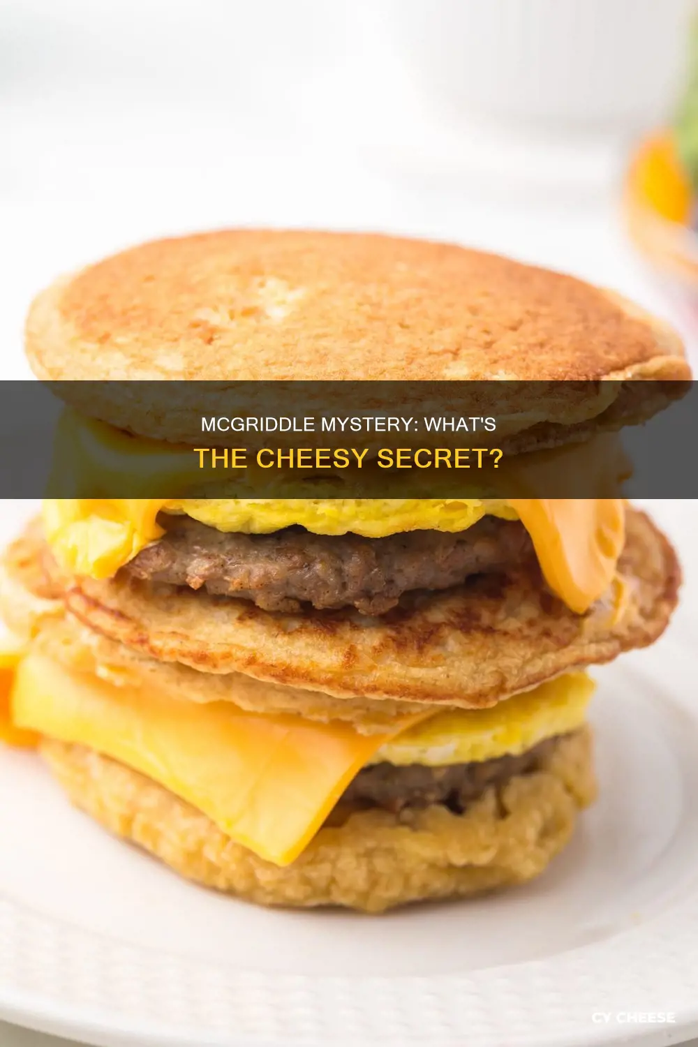 what kind of cheese is on the mcgriddle
