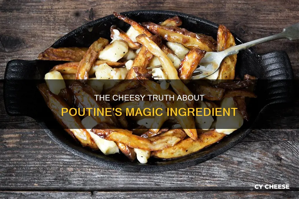 what kind of cheese is poutine