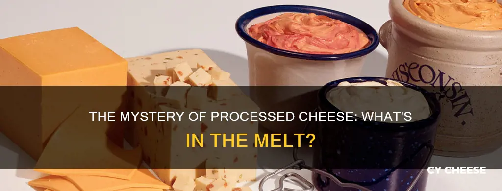 what kind of cheese is processed cheese