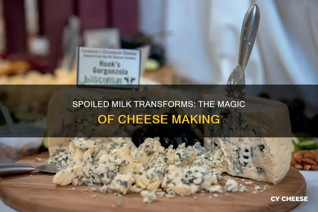 what kind of cheese is spoiled milk