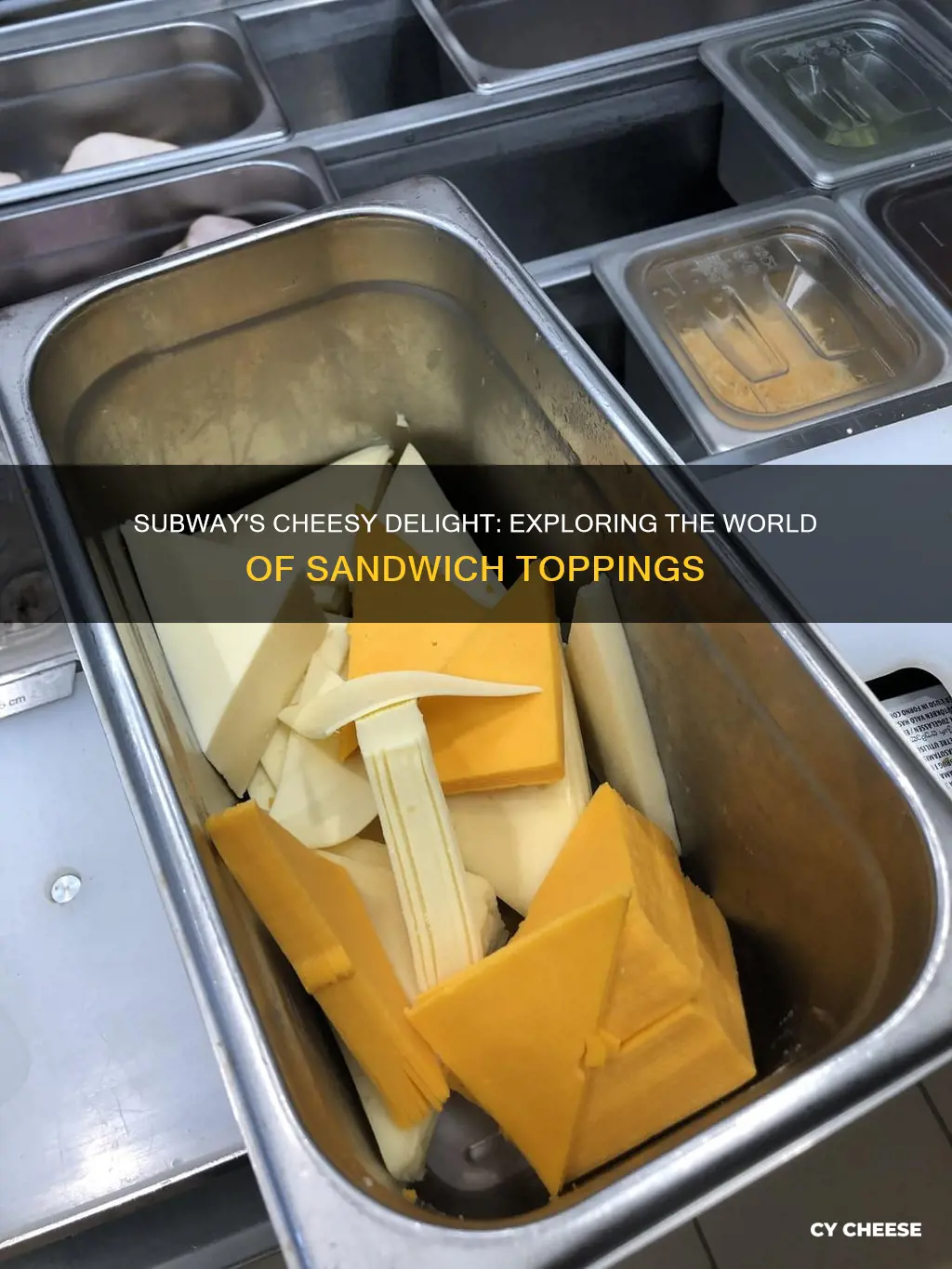 what kind of cheese is there at subway