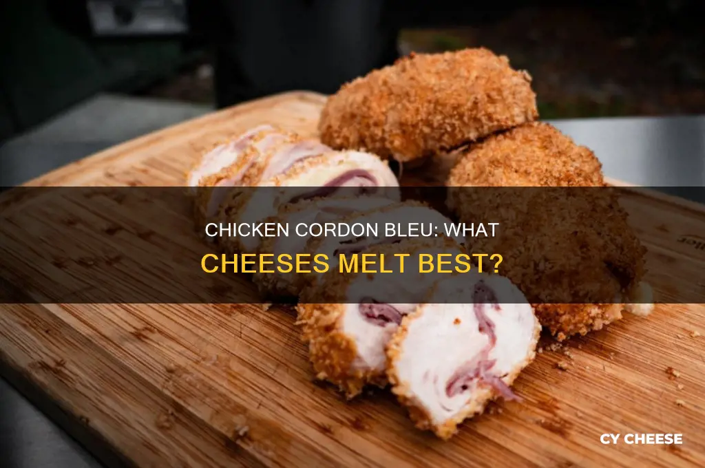 what kind of cheese is used for chicken cordon bleu