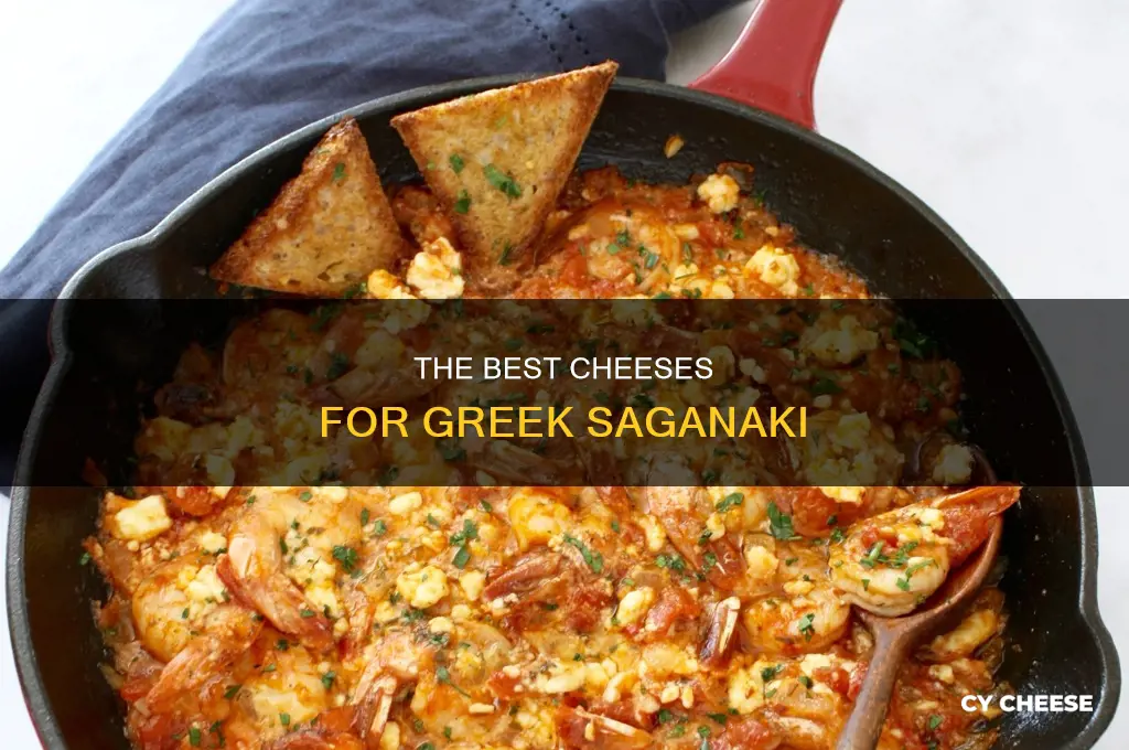 what kind of cheese is used for greek saganaki
