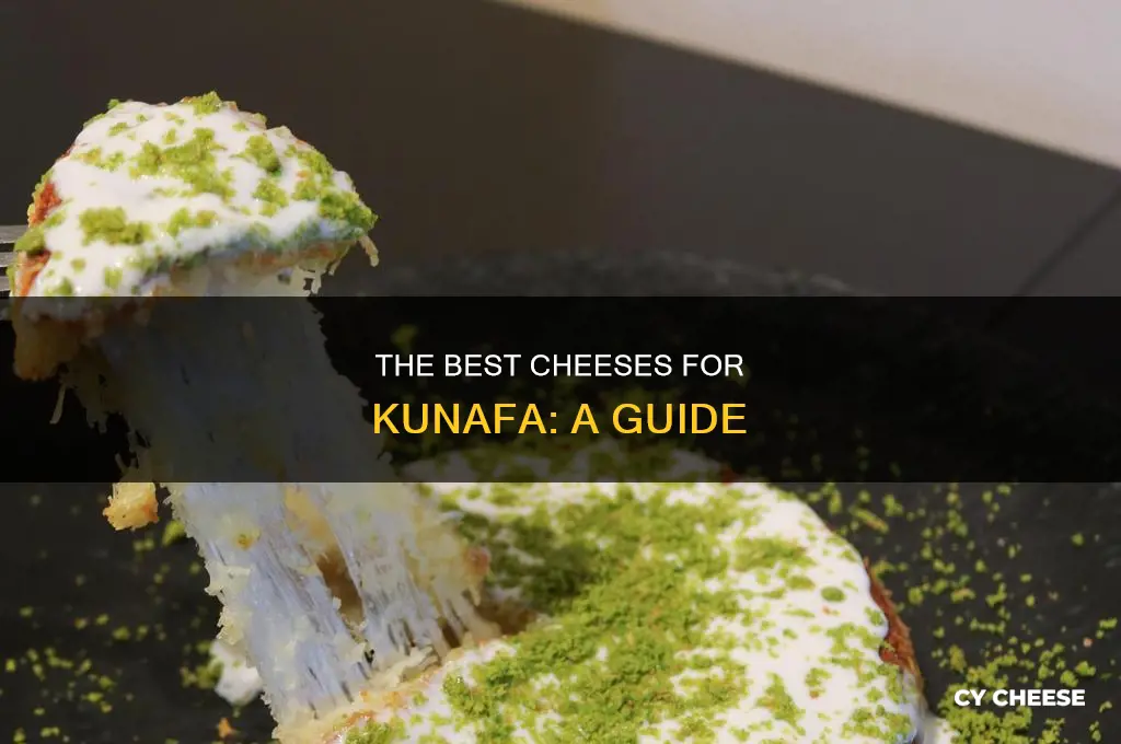 what kind of cheese is used for kunafa