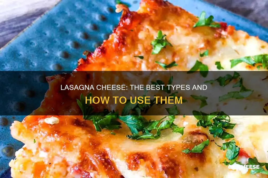 what kind of cheese is used for lasanya