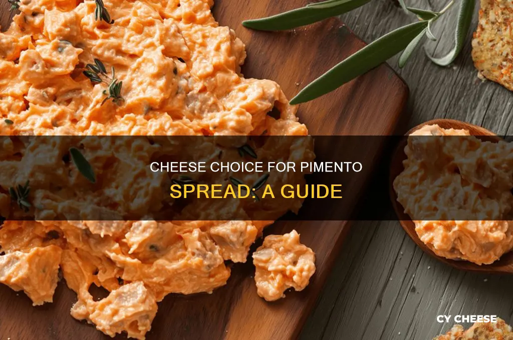 what kind of cheese is used for pimento spread