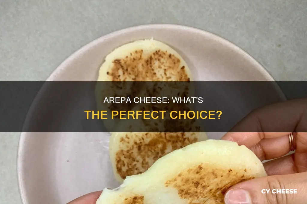 what kind of cheese is used in arepas