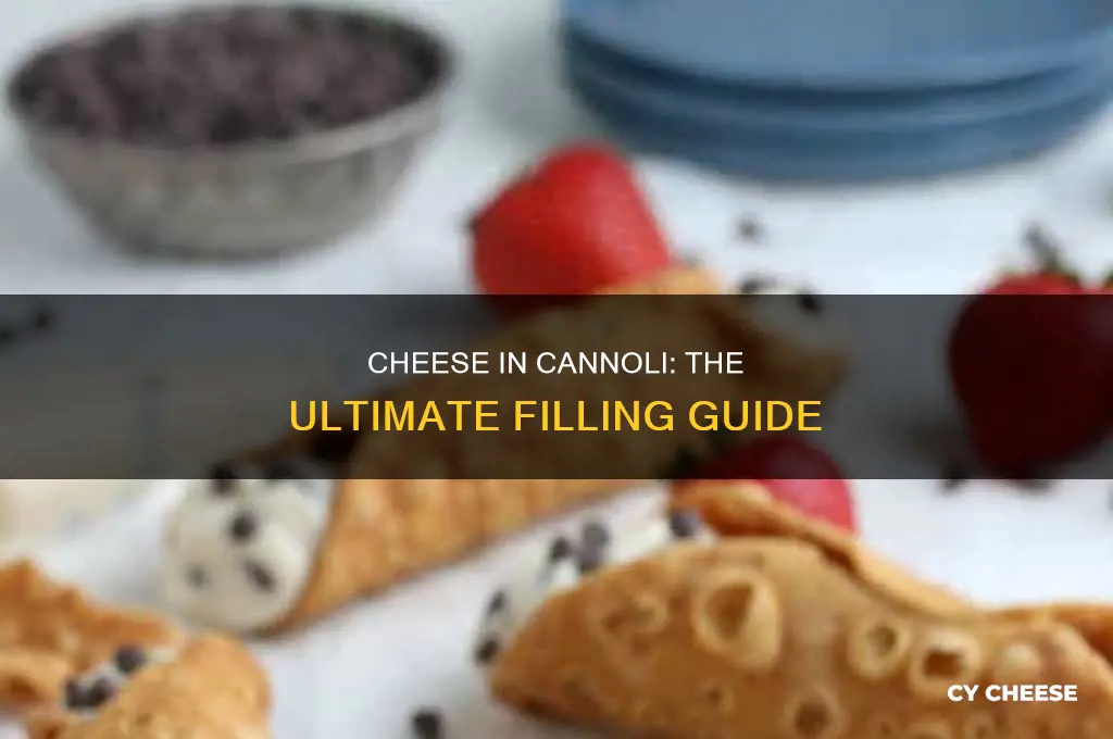 what kind of cheese is used in cannoli filling