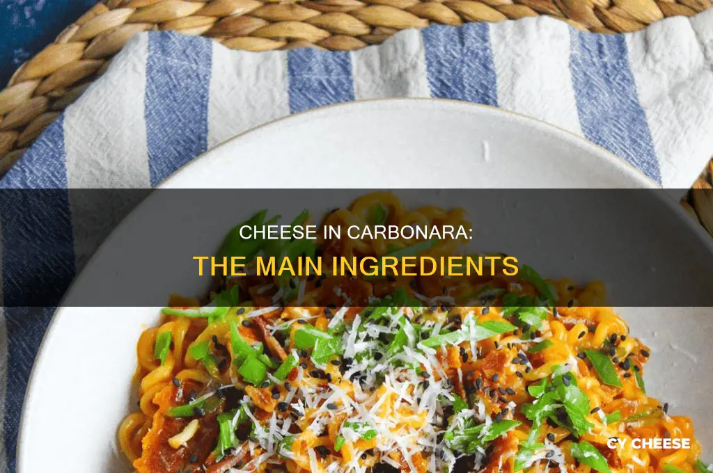 what kind of cheese is used in carbonara