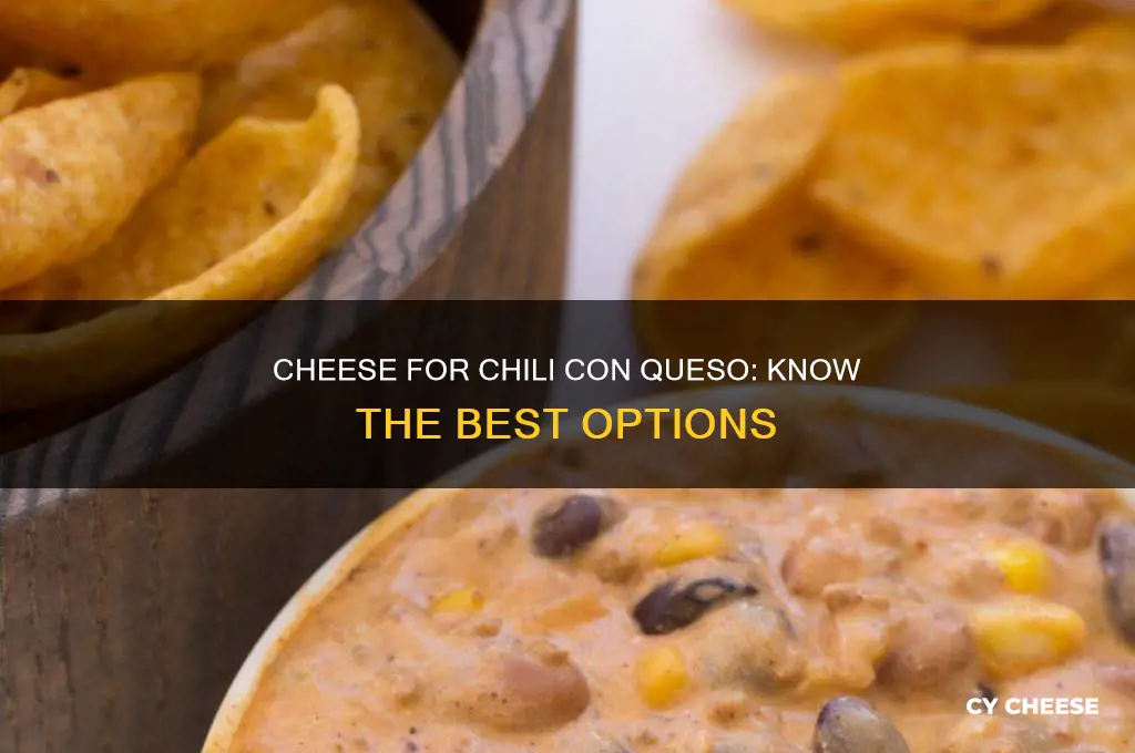 what kind of cheese is used in chili con queso