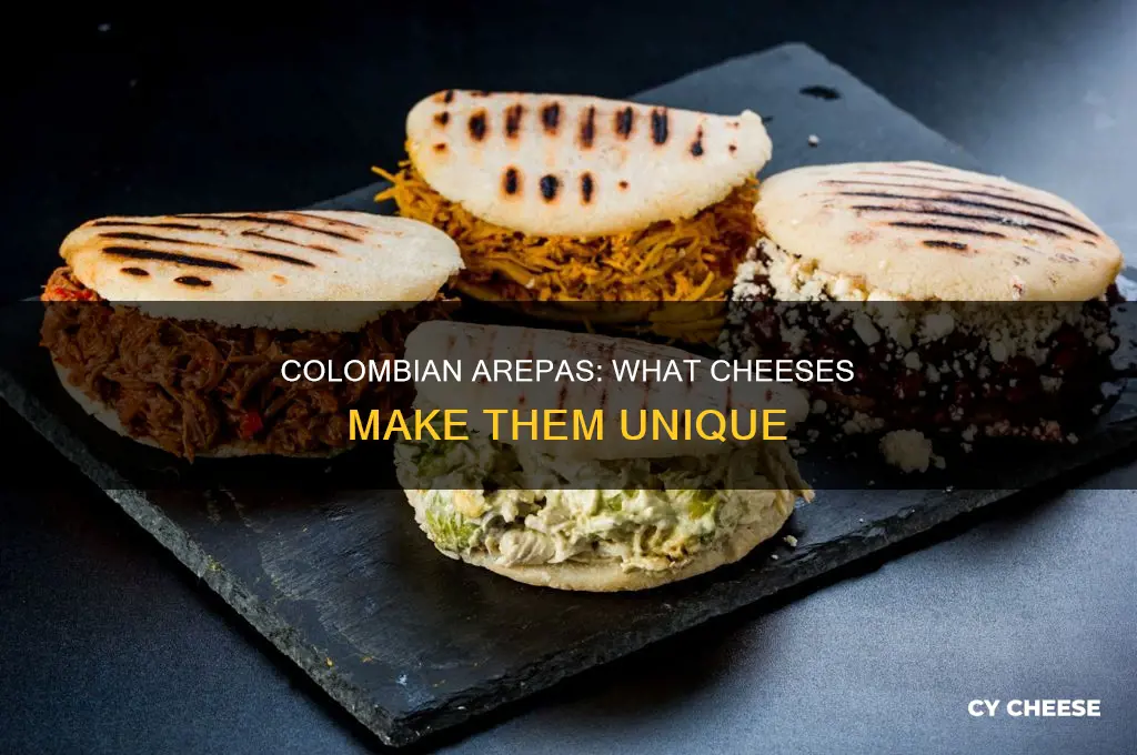 what kind of cheese is used in colombian arepas