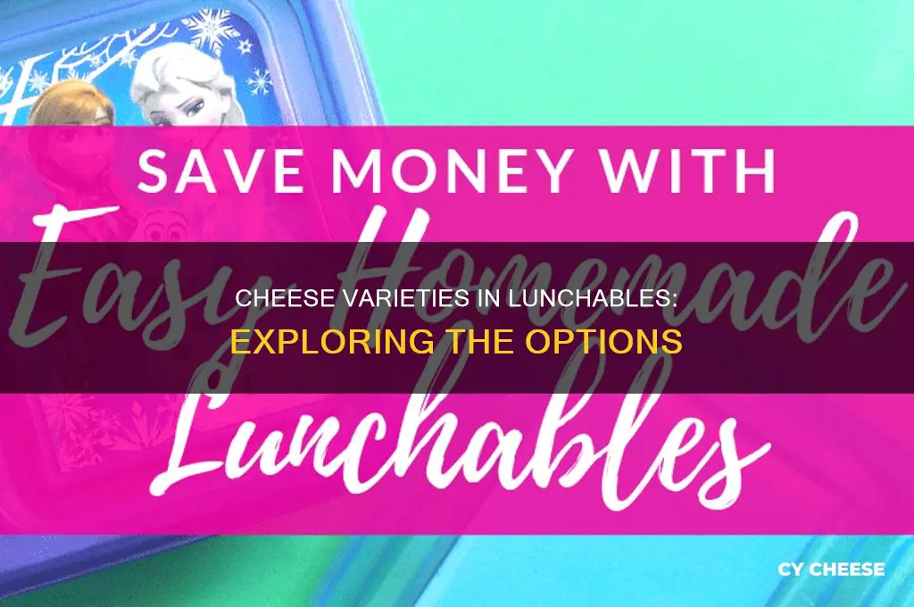 what kind of cheese is used in lunchables