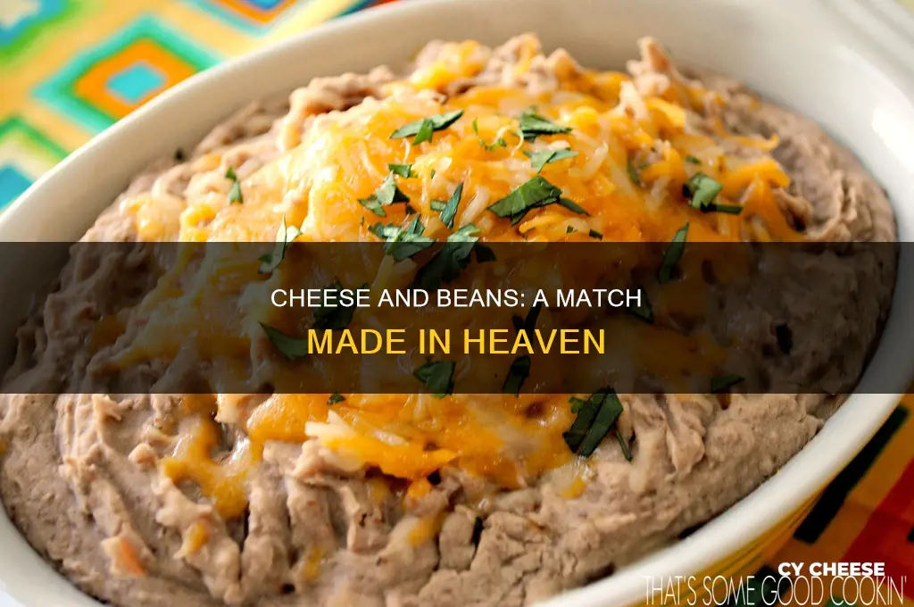 what kind of cheese is used on refried beans