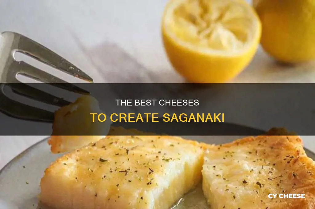 what kind of cheese is used to make saganaki