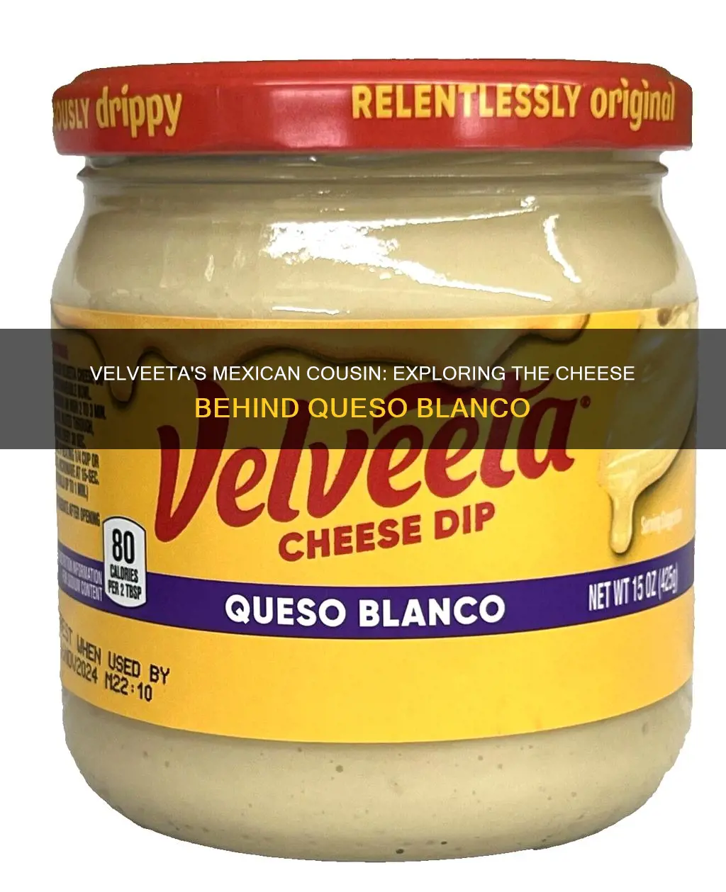 what kind of cheese is velveeta queso blanco