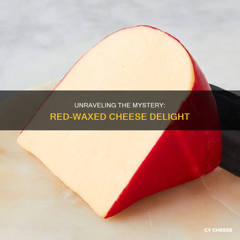 what kind of cheese is wrapped in red wax